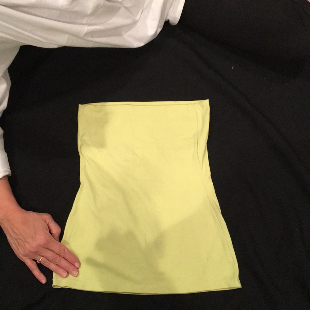 Yellow- Lime colored tub top